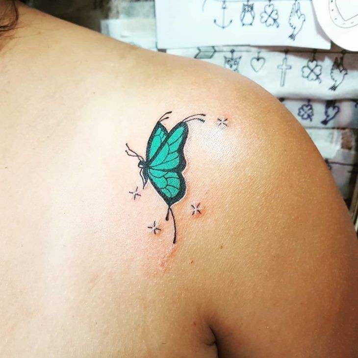 foto de borboleta tatuagem