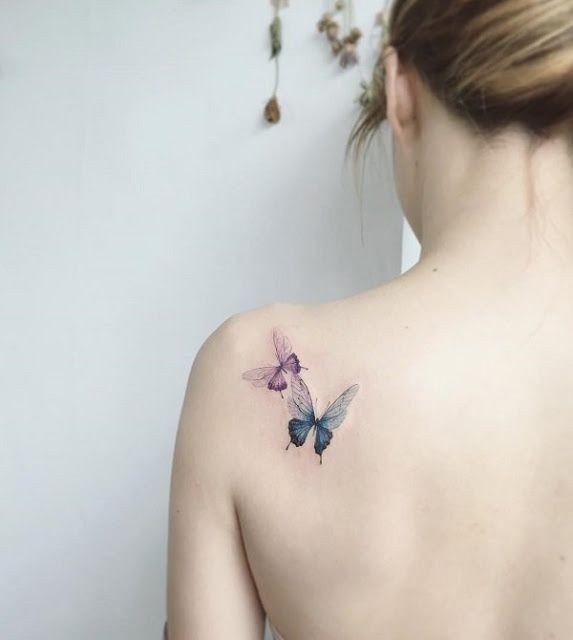 tatuagem de borboletas 