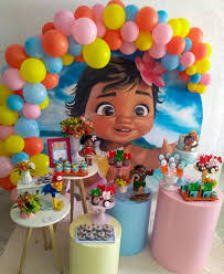 Decorao moana baby luxo 1 ano