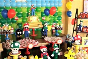 Decoração super Mario e Luigi