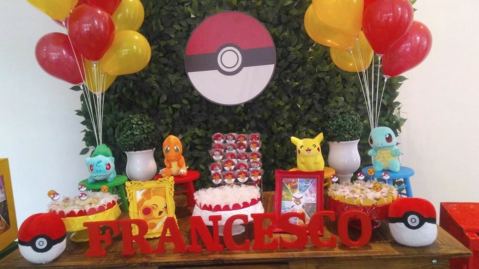 decoração pokemon