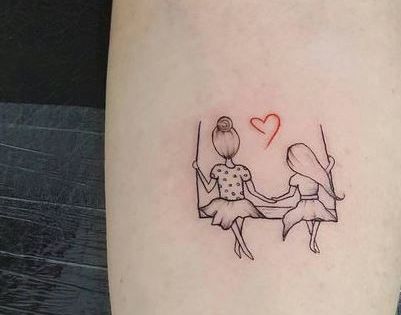 tatuagem mae e filha