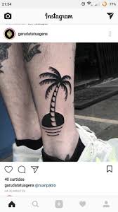 Quais são as melhores regiões do corpo para uma tatuagem de palmeira?